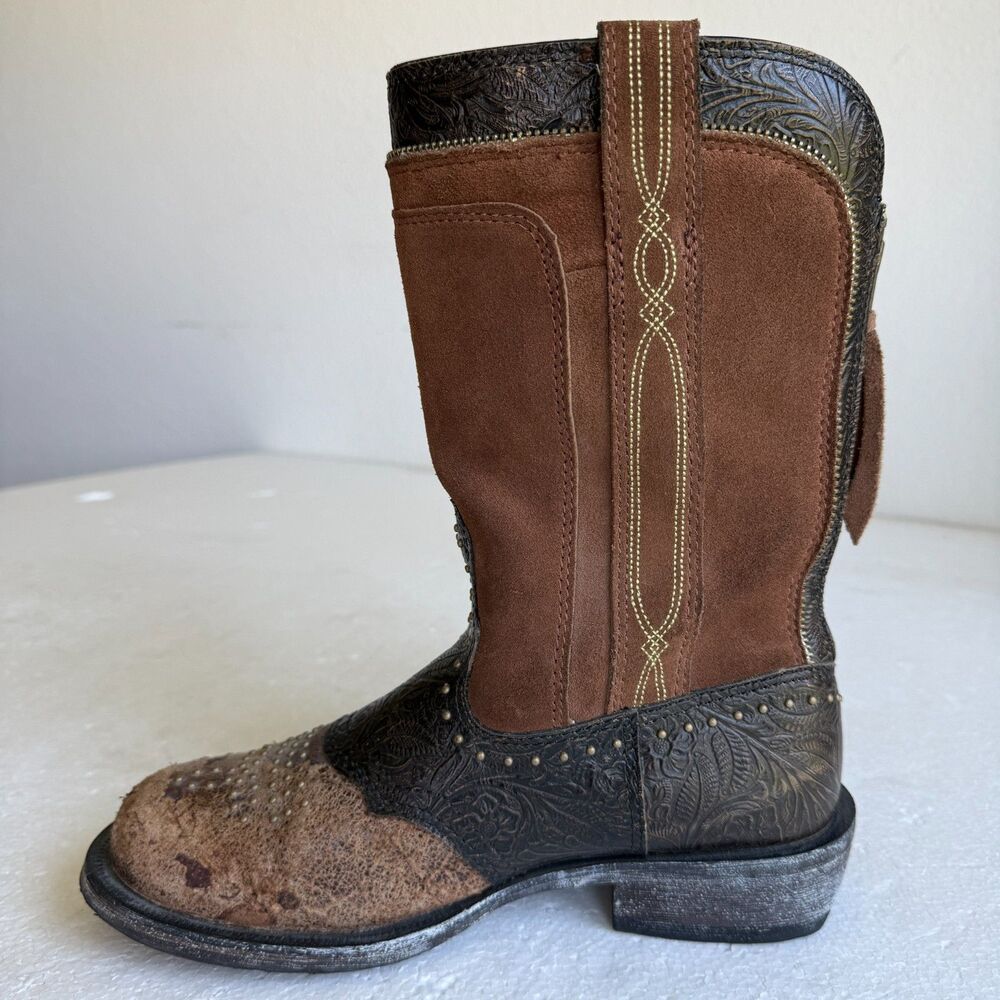 Ariat Women's 10008734 Western Cowboy Square Toe Boots shoes Size 9B - Picture 8 of 16